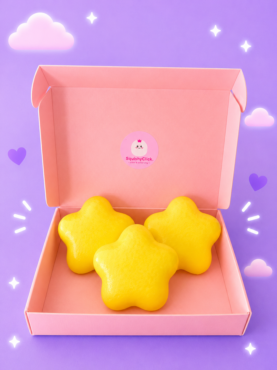 Yellow Stars Squishy