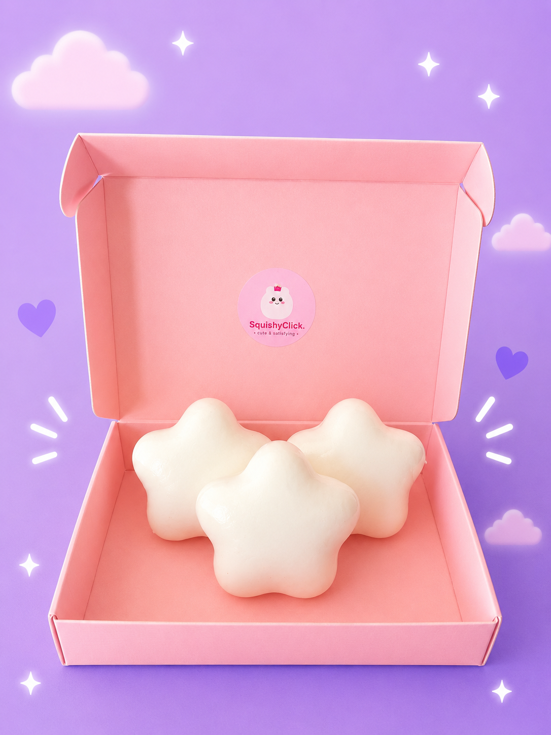White Stars Squishy